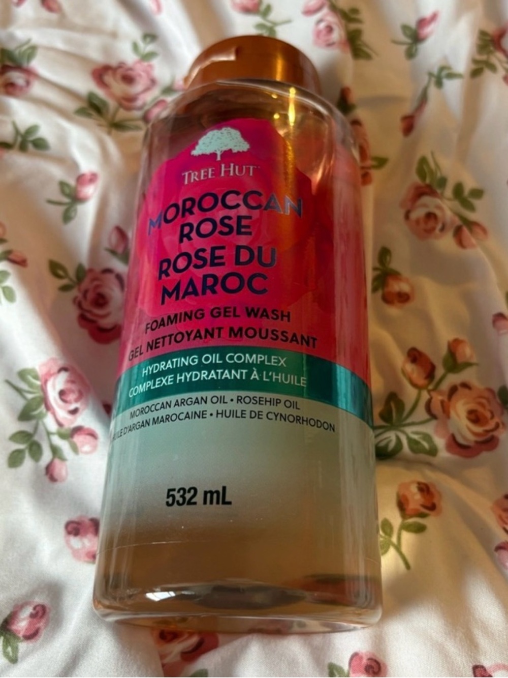 2/35$🍓⭐️Tree Hut Moroccan Rose Foaming Gel Wash - Pink & Teal Label